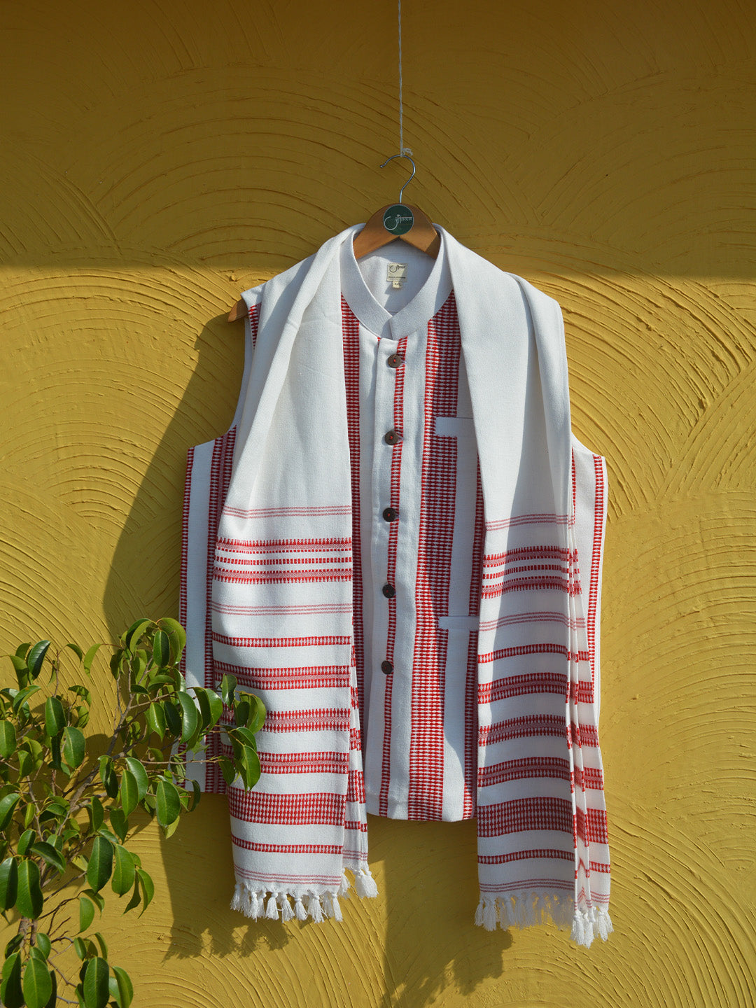 Kukhna Bandi and Stole Set