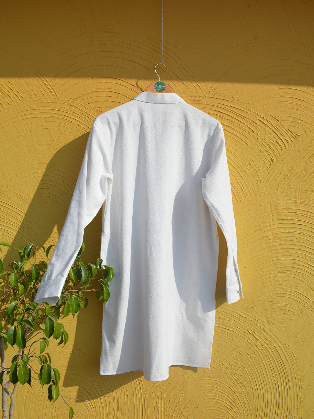 White Kurta Payjama Co-ord set