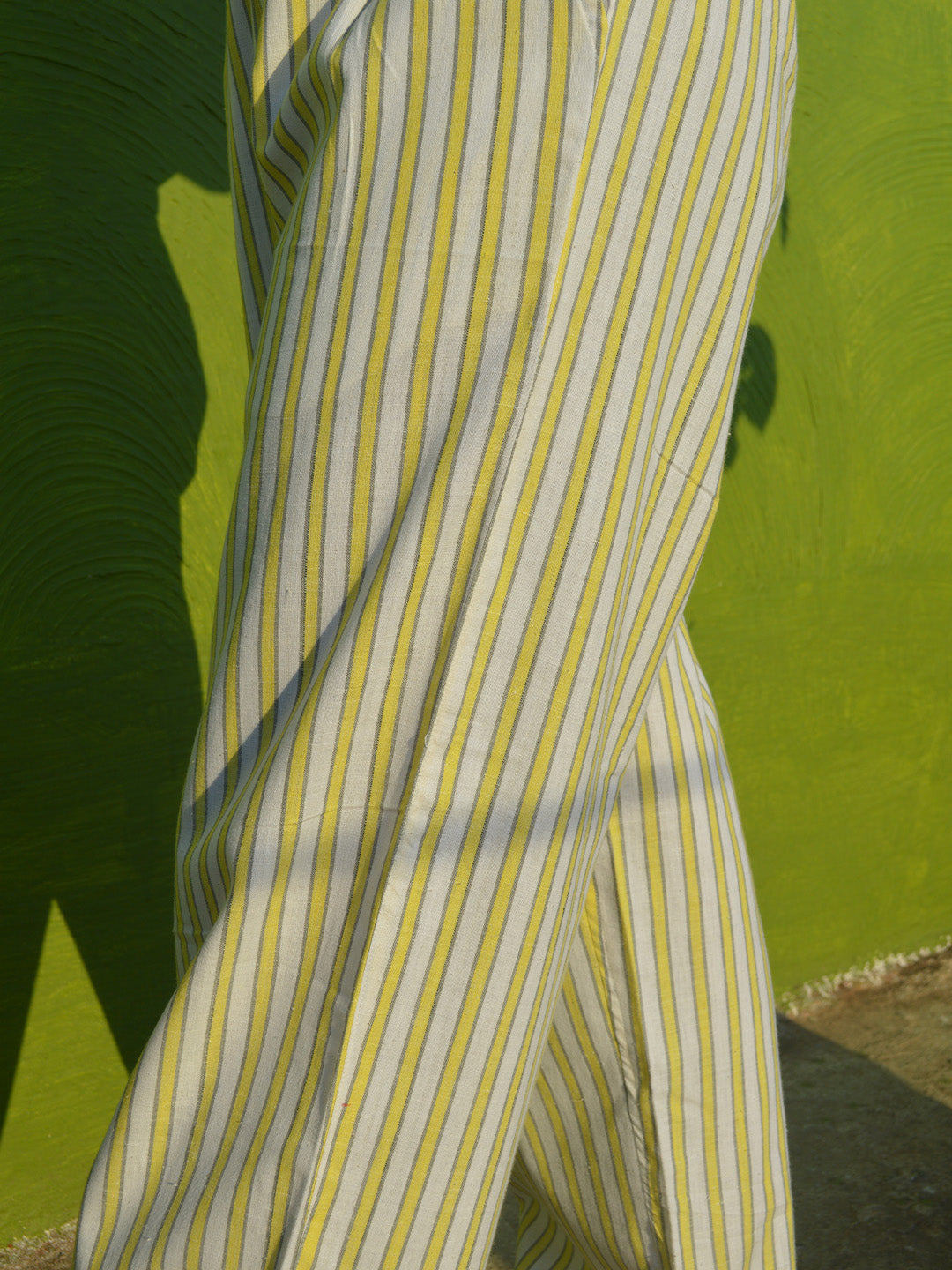 Handloom straight pant