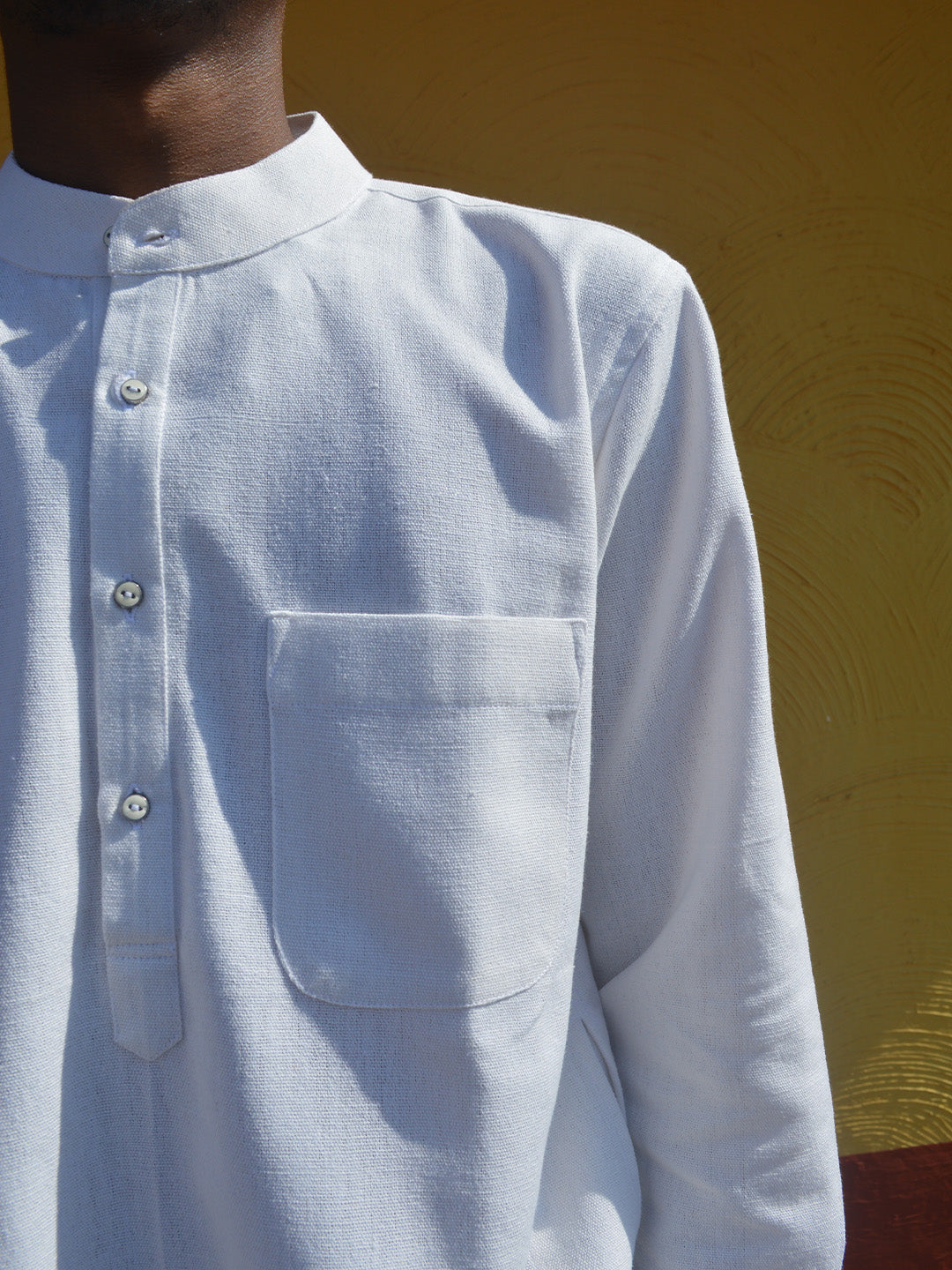 White Kurta Payjama Co-ord set