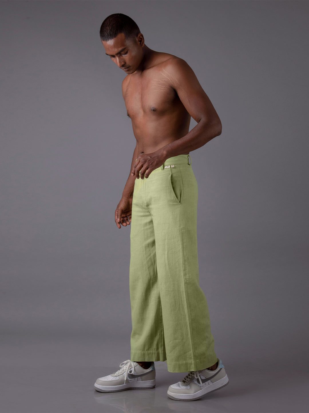 Jharkhand Handloom Textile Unisex Wide Leg Pant