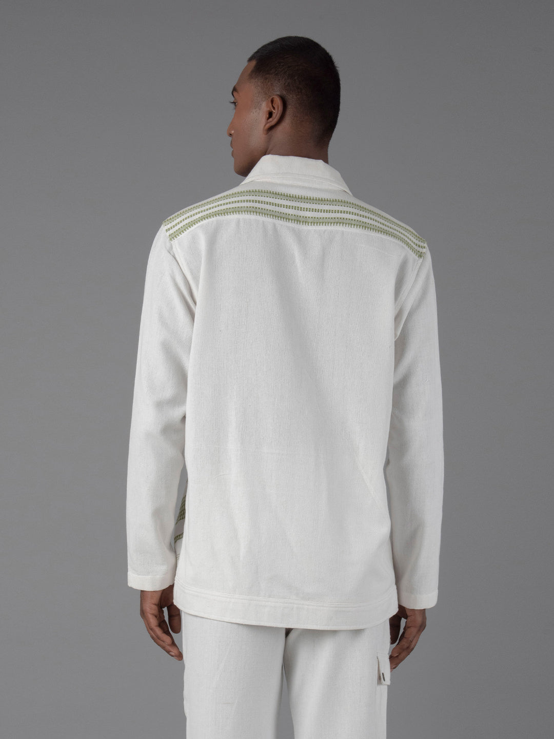 Unisex Mitered Shacket