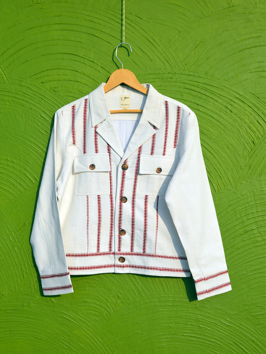 Maroon Biker jacket