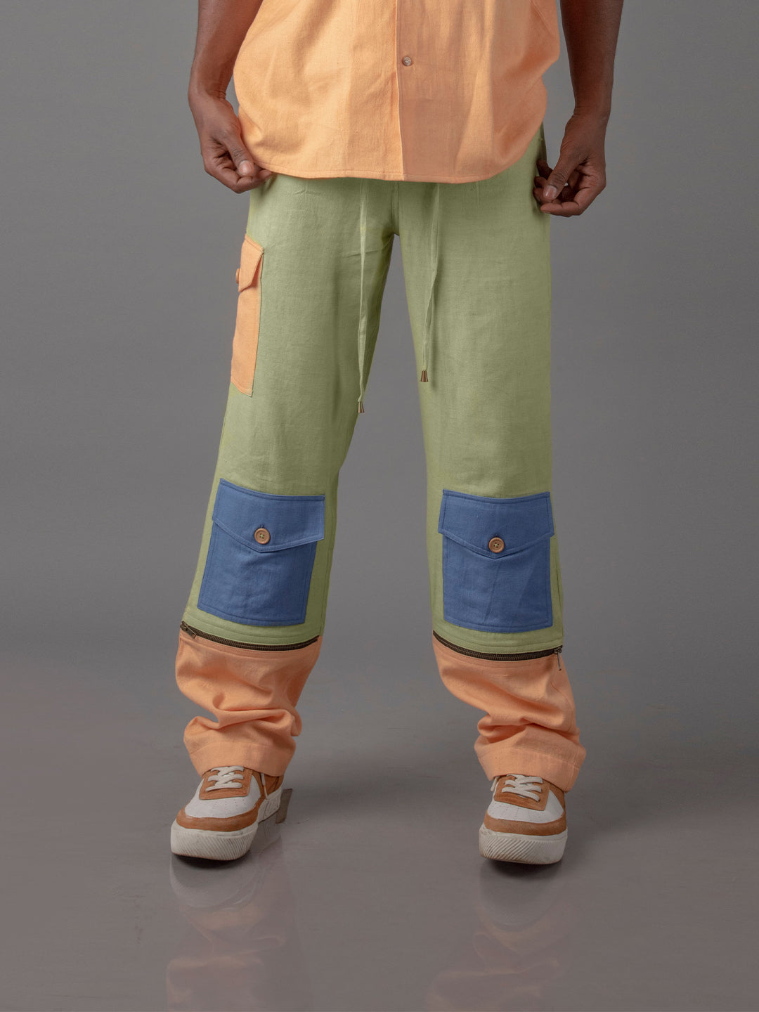 Jharkhand handloom Textile unisex Straight long length pant