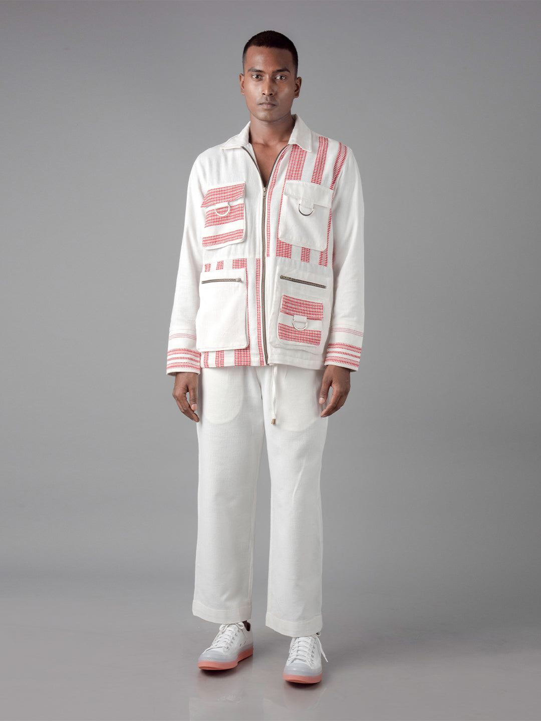 Jharkhand handloom textile unisex Shacket