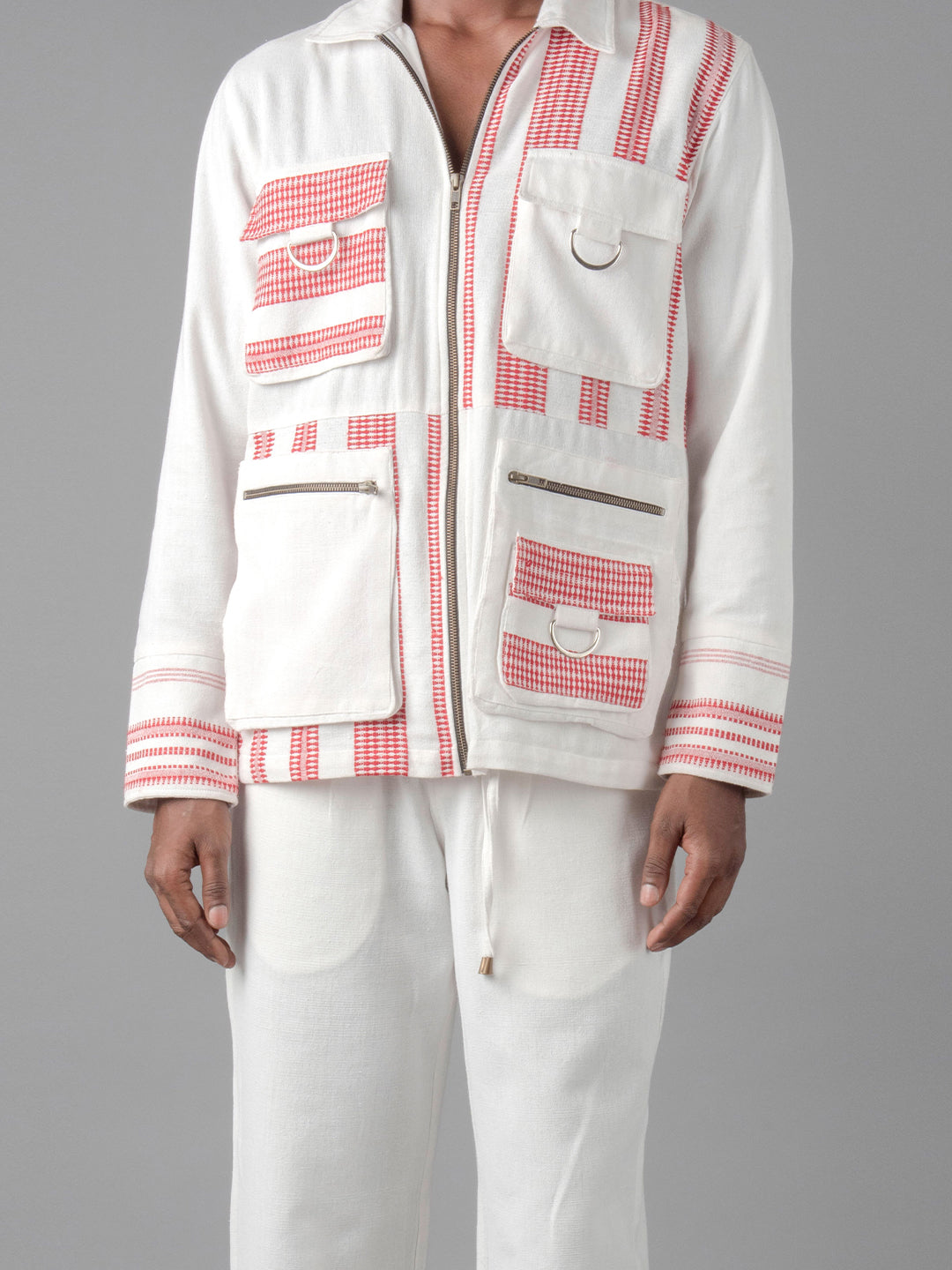 Jharkhand handloom textile unisex Shacket
