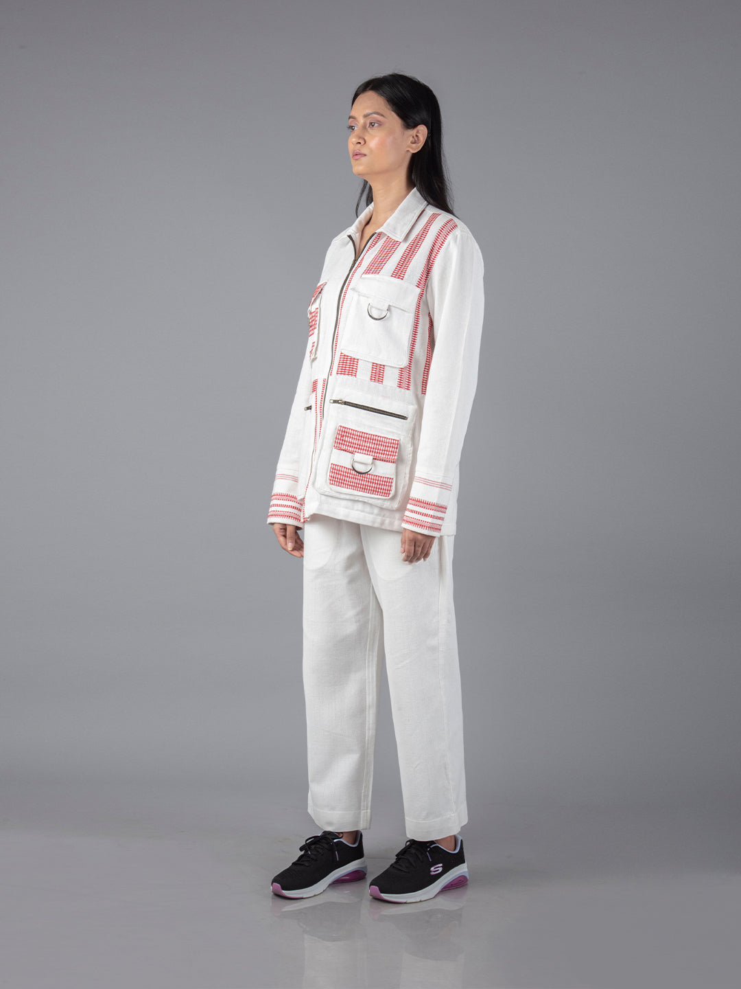Jharkhand handloom textile unisex Shacket