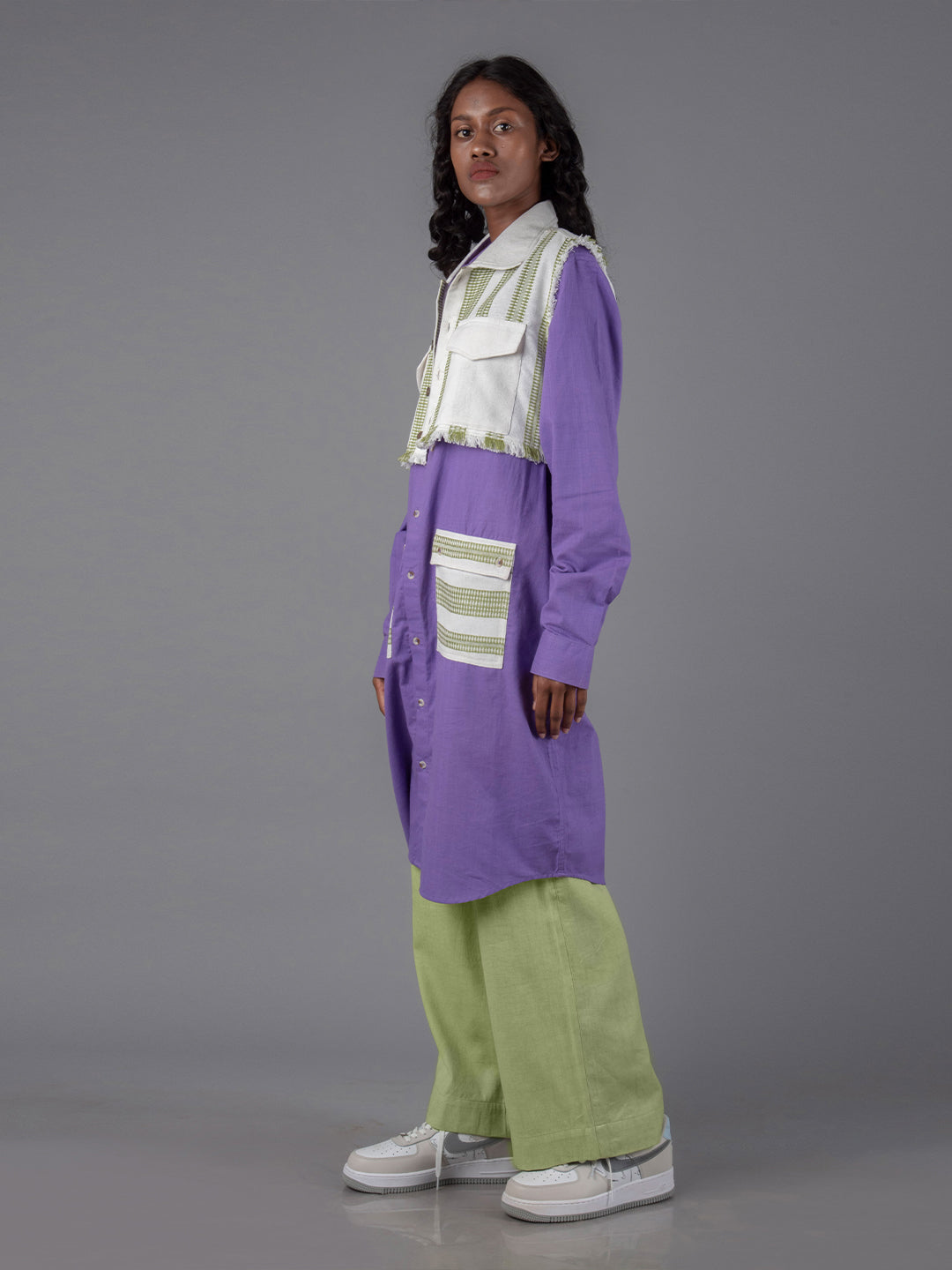 Women crop shirt kurta Pant