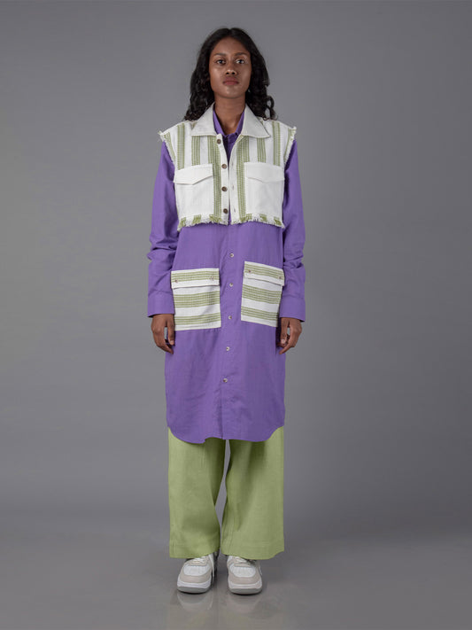 Women crop shirt kurta Pant