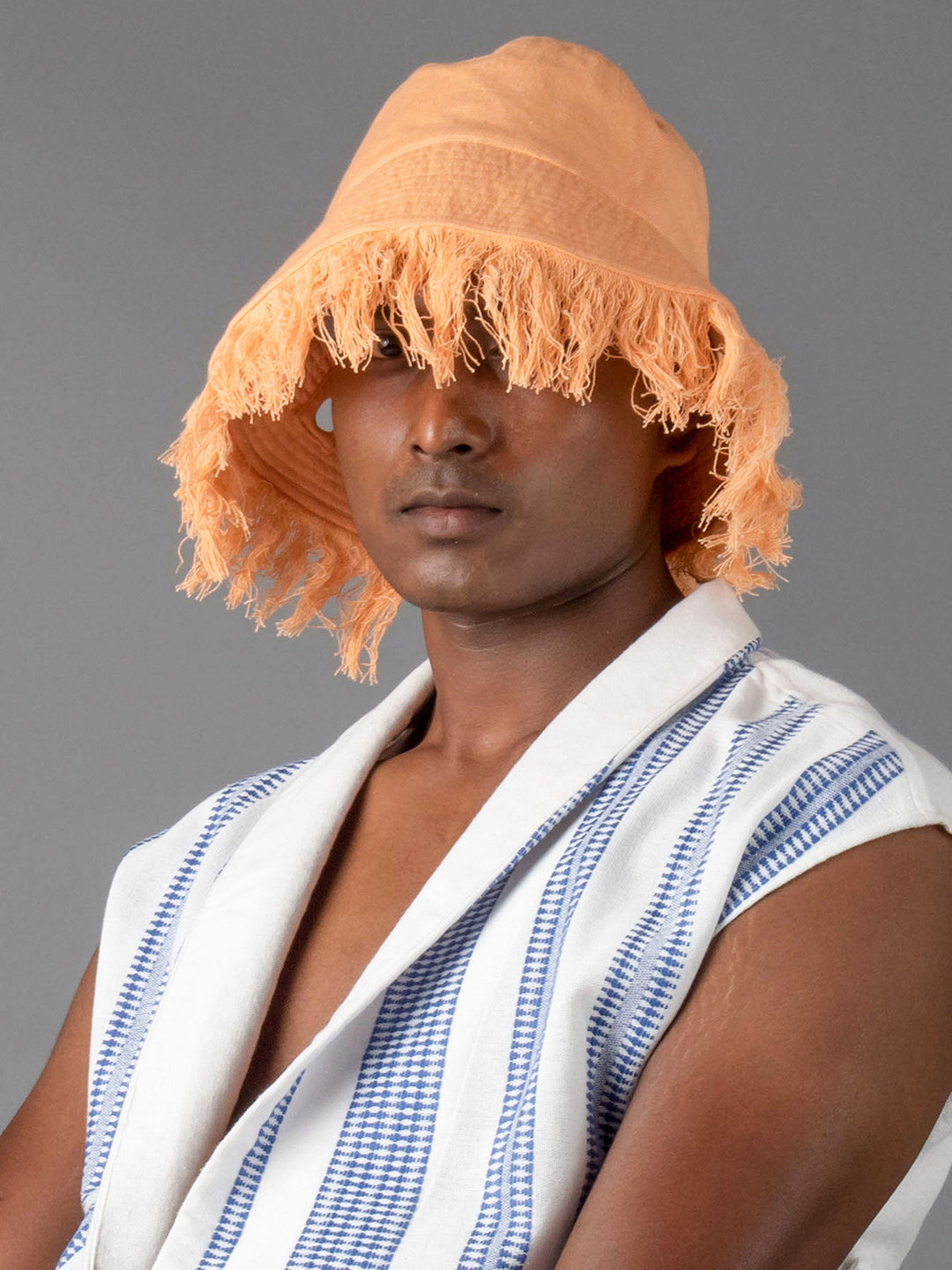 Peach Bucket cap