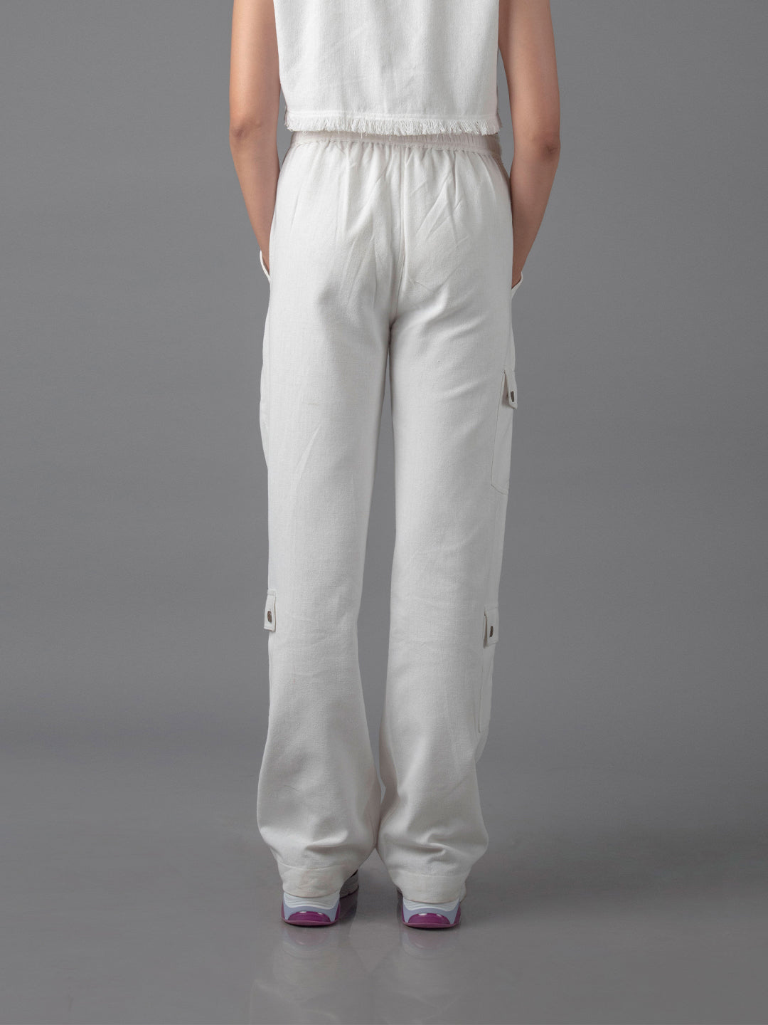 Jharkhand Handloom Textile Unisex Straight Cargo Pant