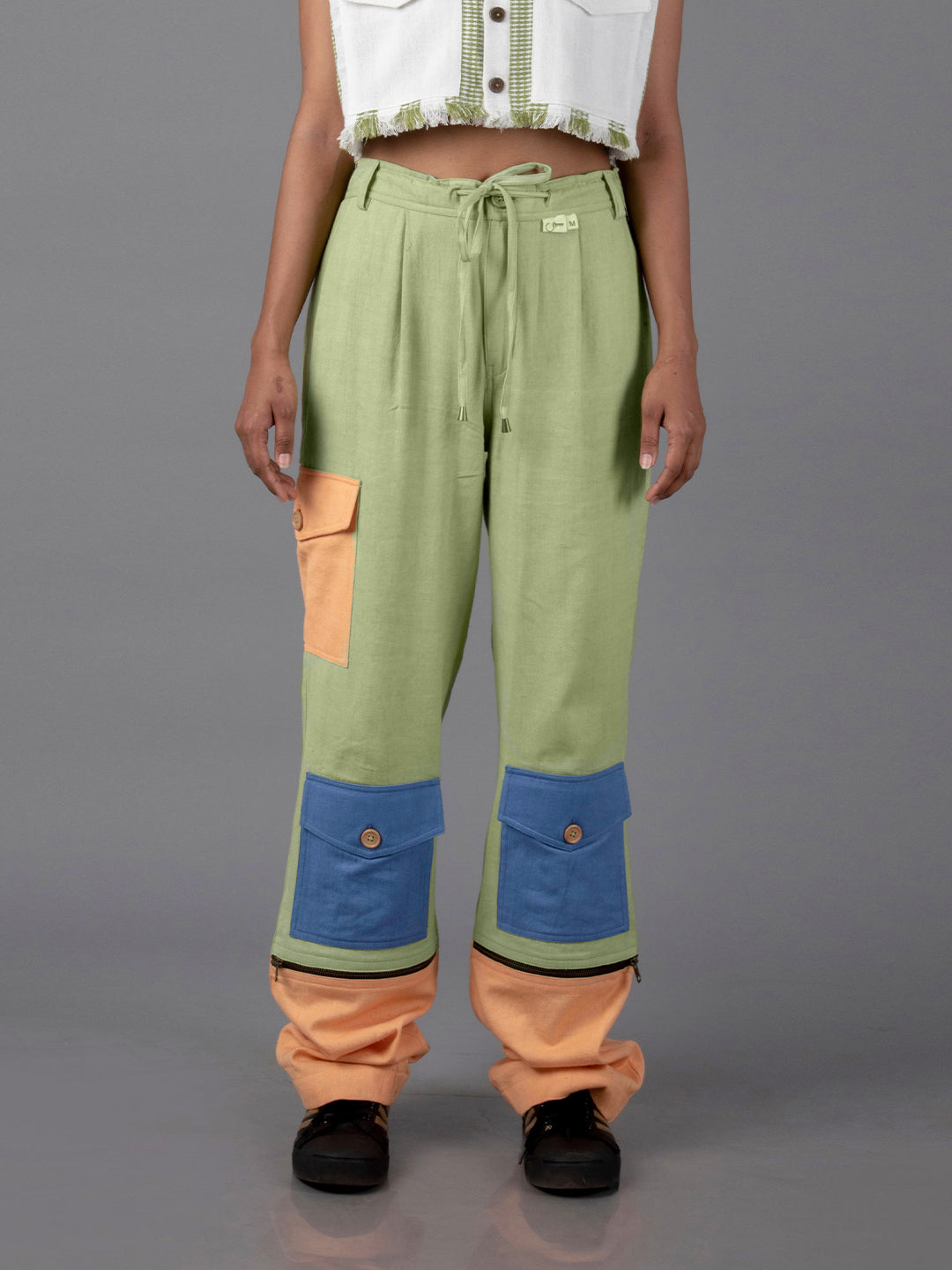 Jharkhand handloom Textile unisex Straight long length pant