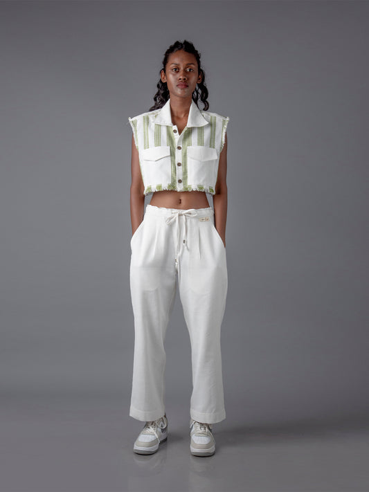 Jharkhand Handloom Textile Unisex Straight  Pant