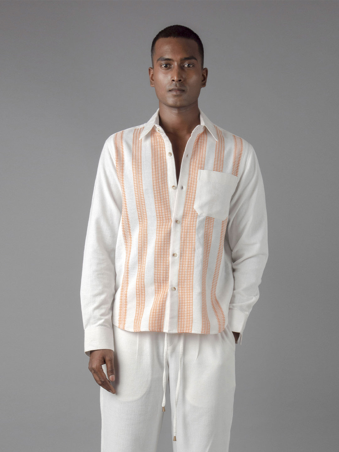 Unisex Khukhna peach shirt