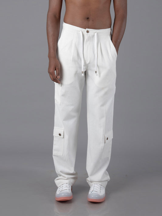 Jharkhand Handloom Textile Unisex Straight Cargo Pant