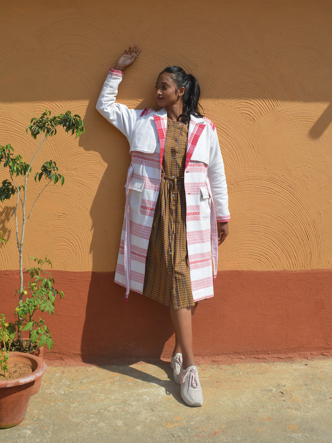 Unisex Pindna Trench Coat