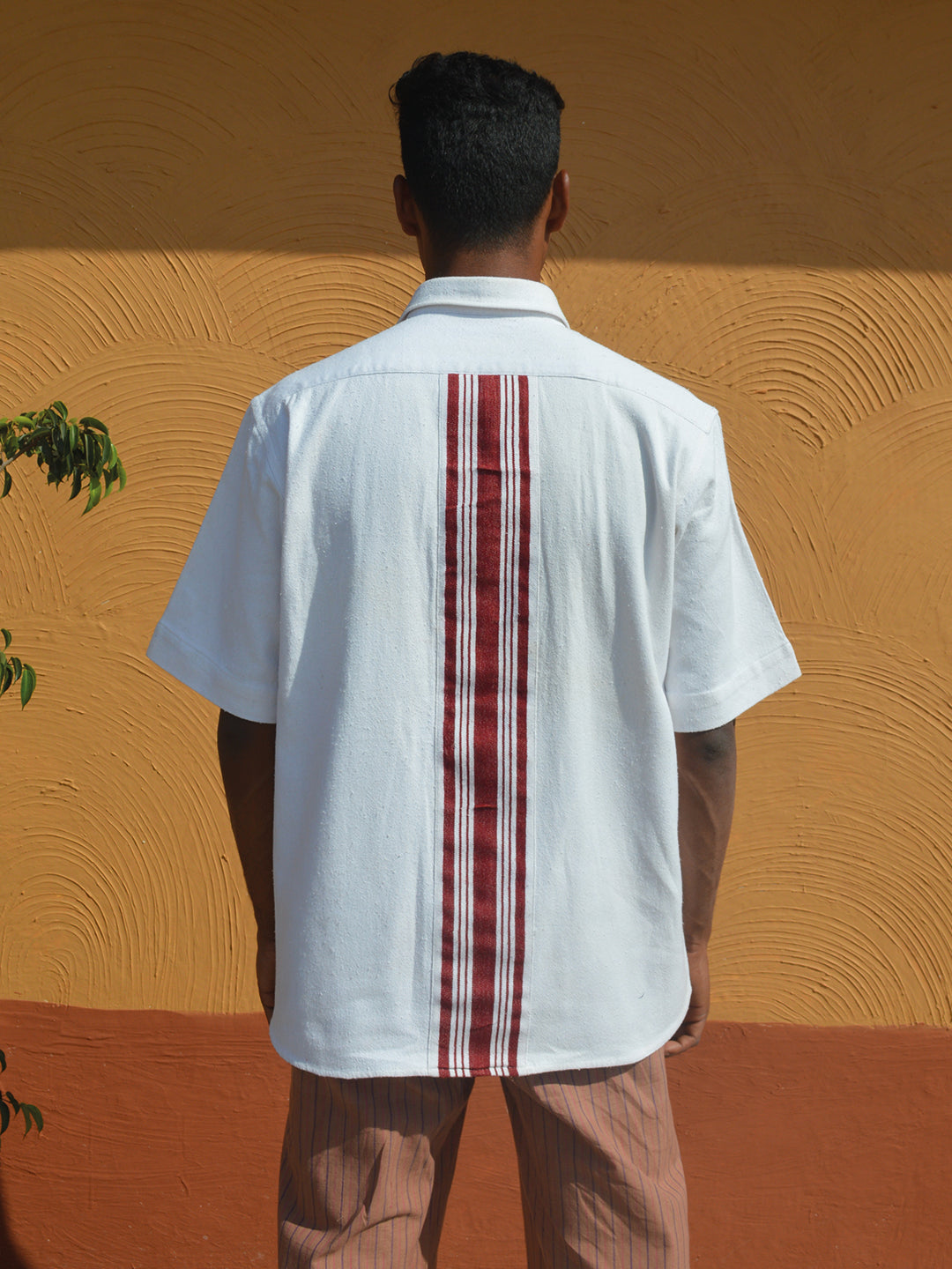 Unisex Biru Half Sleeved Shirt