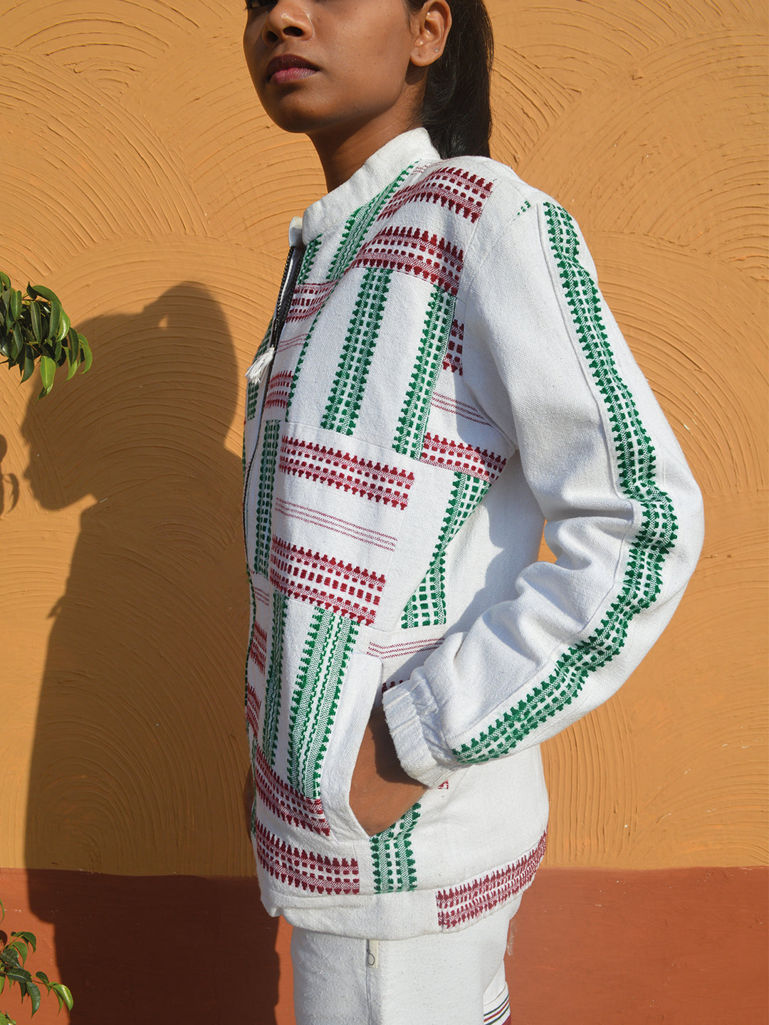 Unisex Kukhna Patched Bomber Jacket