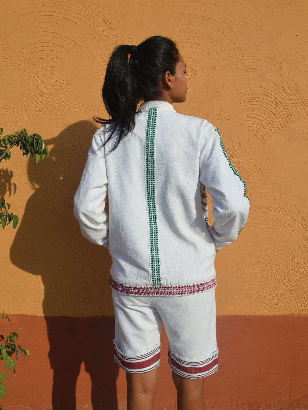 Unisex Kukhna Patched Bomber Jacket