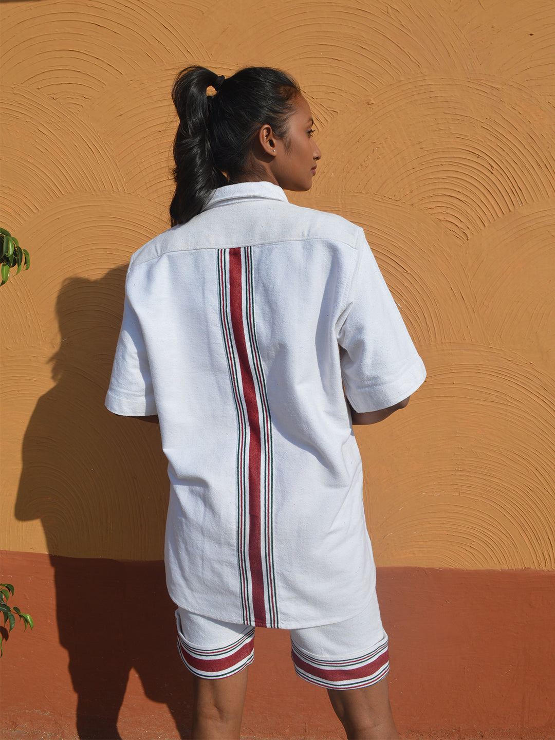 Biru Unisex Oversized Half Shirt & Shorts