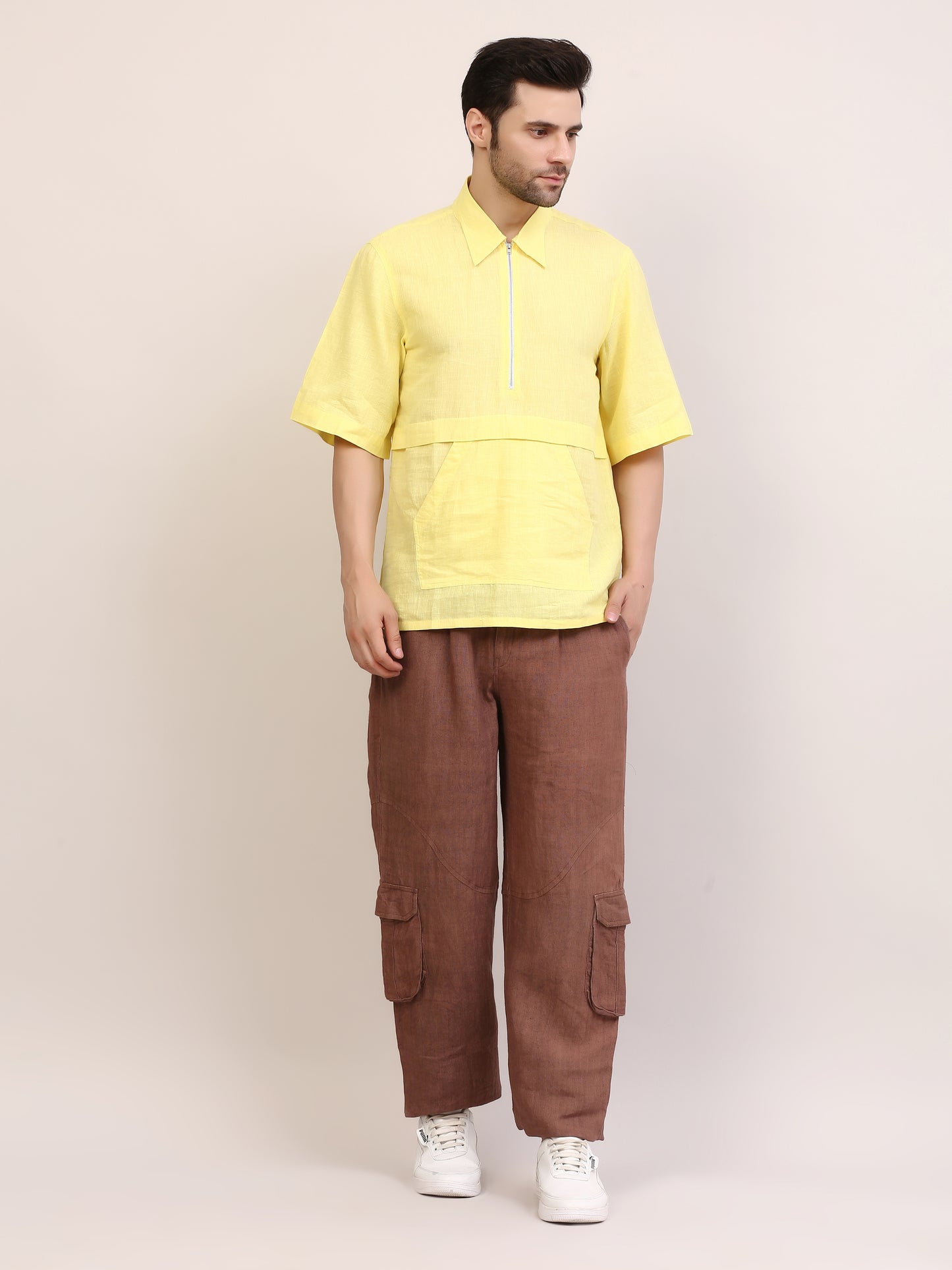 Yellow Tuibasa Zip Shirt