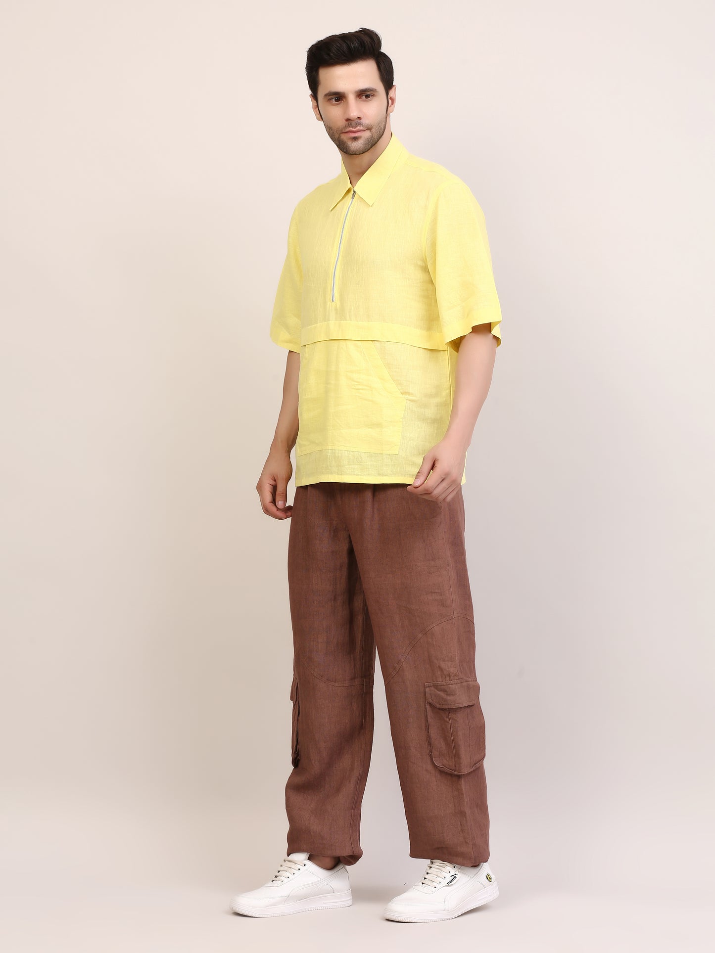 Yellow Tuibasa Zip Shirt