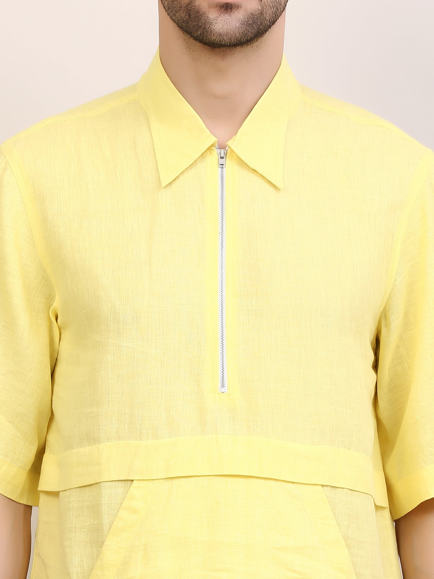 Yellow Tuibasa Zip Shirt