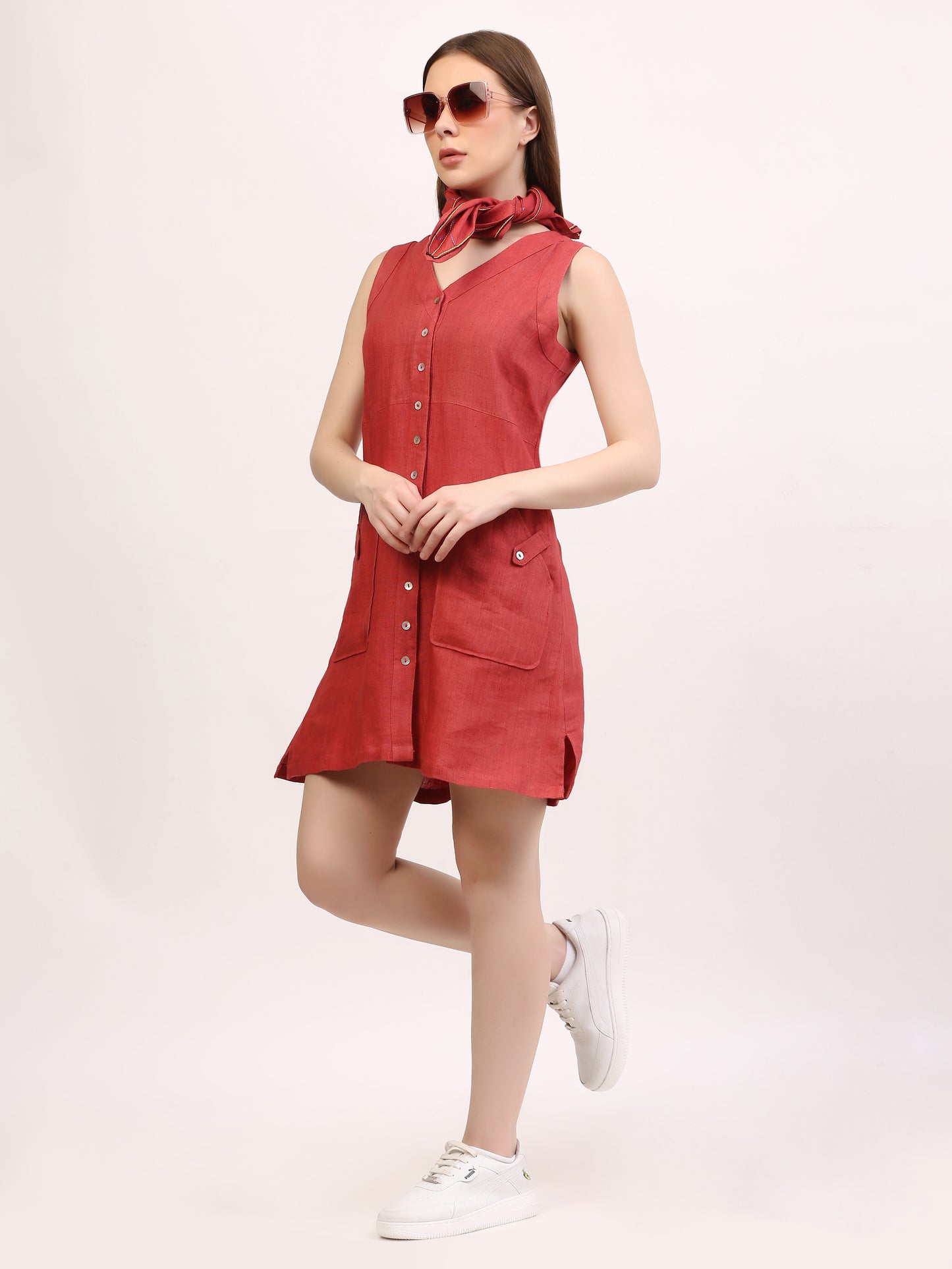 Rust Tuibasa Women Dress