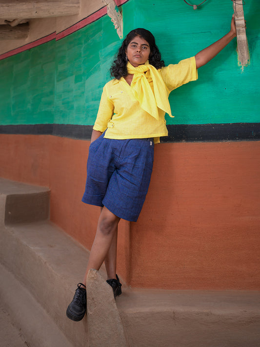 Yellow Tuibasa Women Tunic top