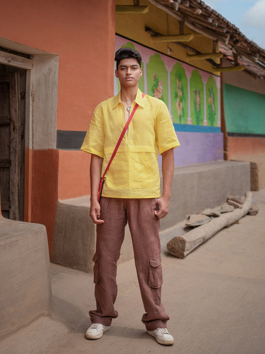 Yellow Tuibasa Zip Shirt